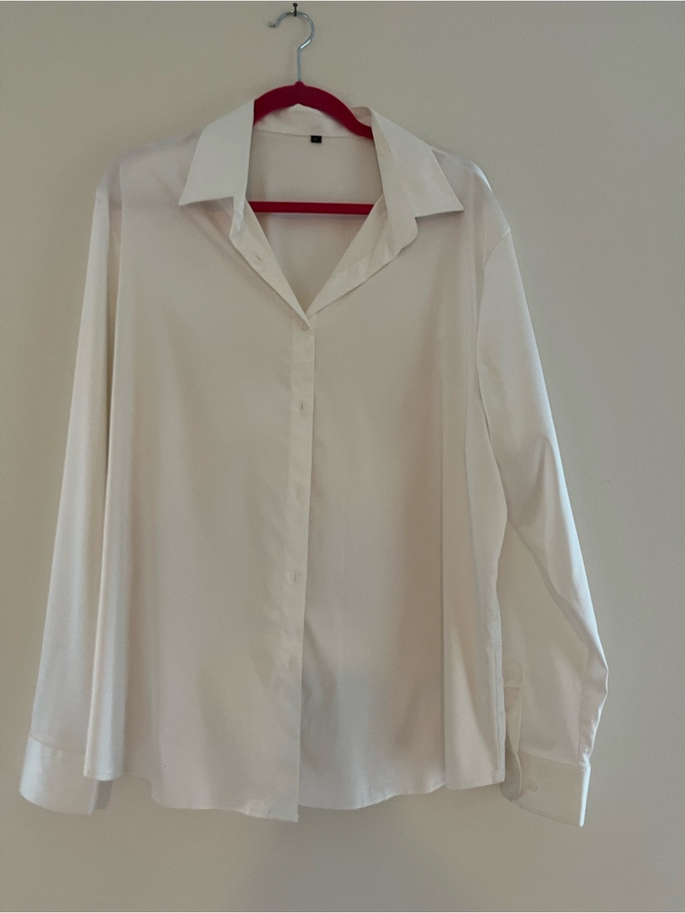 Women's Classic White Button-Up Shirt